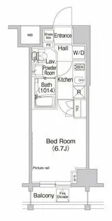 プラウドフラット富士見台【2階】の間取り