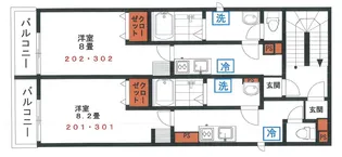 MeriaII(メリア)【2階】の間取り