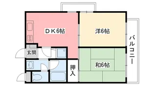 iO甲子園II【3階】の間取り