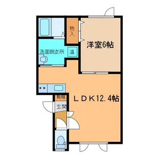 BellCrest(ベルクレスト)【1階】の間取り