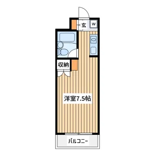 メゾン・ド・セヴェールNo.3【2階】の間取り