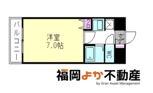 サンコーポ別府【10階】の間取り