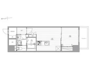 南堀江アパートメントシエロ【6階】の間取り