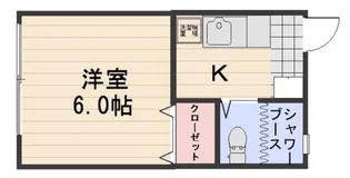 ル・クール東古松I【1階】の間取り