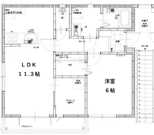 グランソフィア貝柄山【2階】の間取り