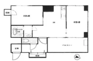 レジェンド大山【4階】の間取り