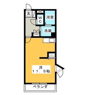 Puerta del Sol【2階】の間取り