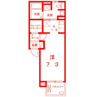 マーガレットSEA【2階】の間取り