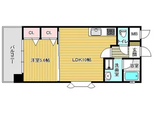 コンフォート鶴見【4階】の間取り