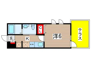 Aerial Suite【1階】の間取り