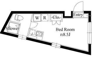 JASPER市ヶ谷【3階】の間取り