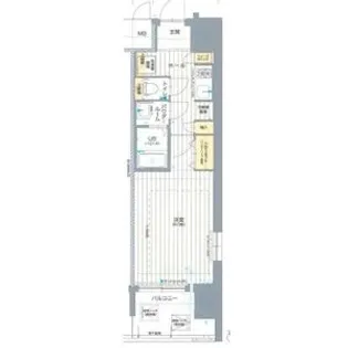 ダブルスタイル神戸2【9階】の間取り