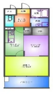 ベンビレッジ平田【2階】の間取り
