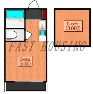ヴァーチェストーンハウス【2階】の間取り