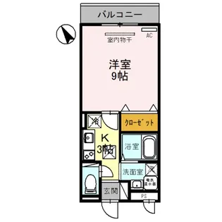クレストパーク【1階】の間取り