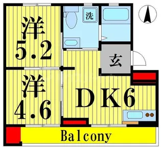 いろどりの杜【3階】の間取り