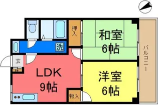 第2ハイツカトレア【1階】の間取り