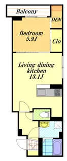 チムニー【3階】の間取り