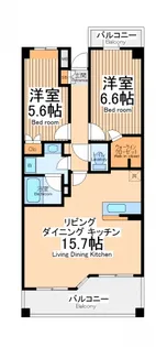 グライユール横浜【1階】の間取り