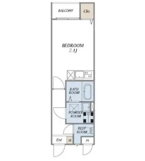 スマート・スティール 蒲田【3階】の間取り