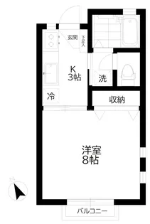キャトルセゾン吉祥寺【2階】の間取り