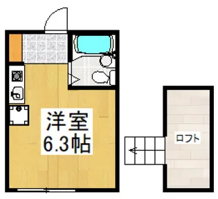 パストラル八坂B【1階】の間取り