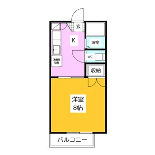 フレグランス梵【2階】の間取り