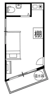 クレドハウス新宿【3階】の間取り