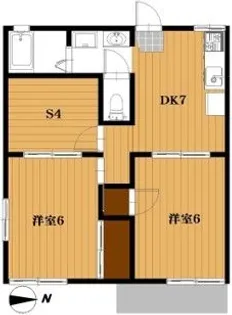 ハピネスI【1階】の間取り