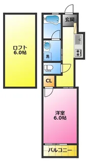 アルテ元住吉アネックス【3階】の間取り