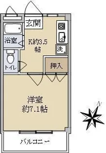 パール京一【2階】の間取り
