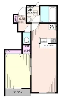 シュタール ヒュッテ【1階】の間取り