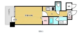 メルシー博丈【3階】の間取り
