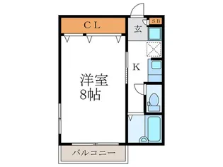 イデアーレ嵯峨【2階】の間取り