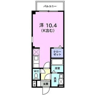 サニー フォレスト ガーデン【1階】の間取り