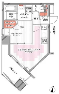 レルシール大島【2階】の間取り