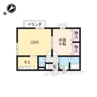 サンライズM【2階】の間取り
