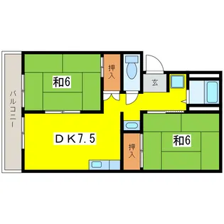 グランエスポワール【2階】の間取り