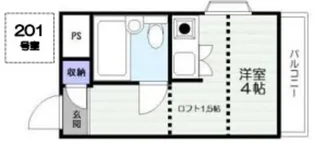 プリティ・メゾン【2階】の間取り