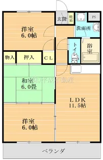 アネックス花園【2階】の間取り