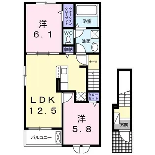 レイナ【2階】の間取り