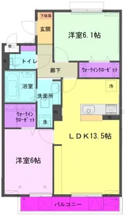 Diversita鉈屋町【3階】の間取り