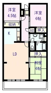 コープ野村【5階】の間取り
