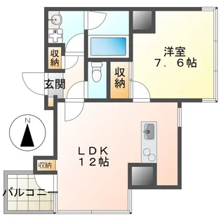 VILLA CIELO【8階】の間取り