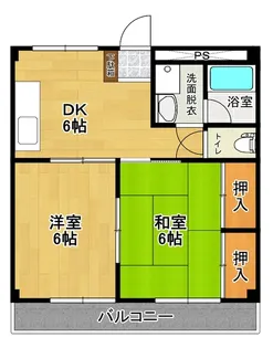 コーポシティパーク【3階】の間取り