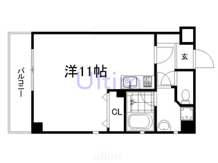 エバーグリーン六地蔵駅前【1階】の間取り