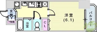 プレサンス神戸プレシャス【2階】の間取り