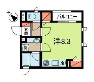 フォーサイド荻窪B棟【2階】の間取り