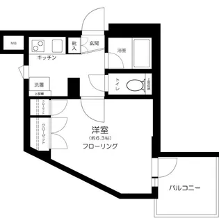EXIM NISHISUGAMO【3階】の間取り