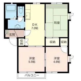 ヒロハウスI【2階】の間取り